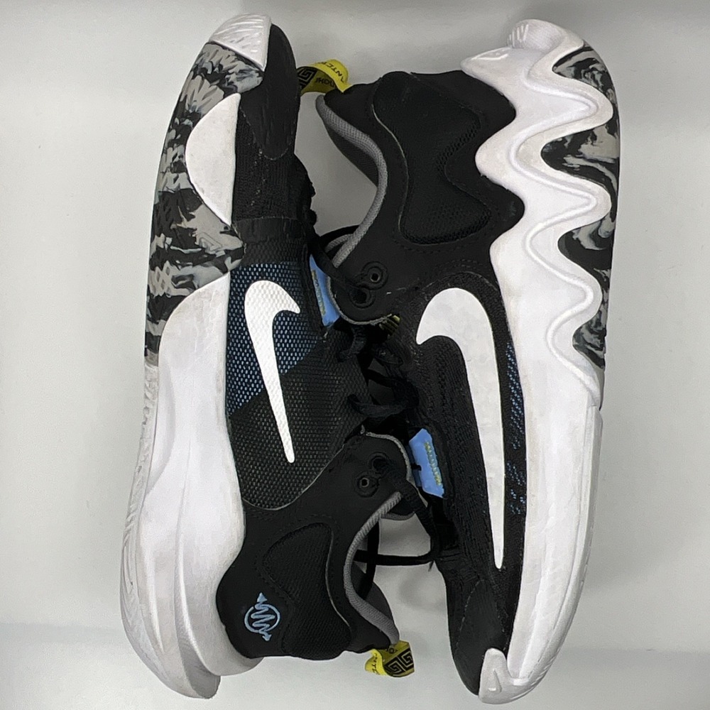 Nike Giannis Immortality 2 Sneakers Black White Blue Boys US 6Y DQ1943-001 - Picture 7 of 11